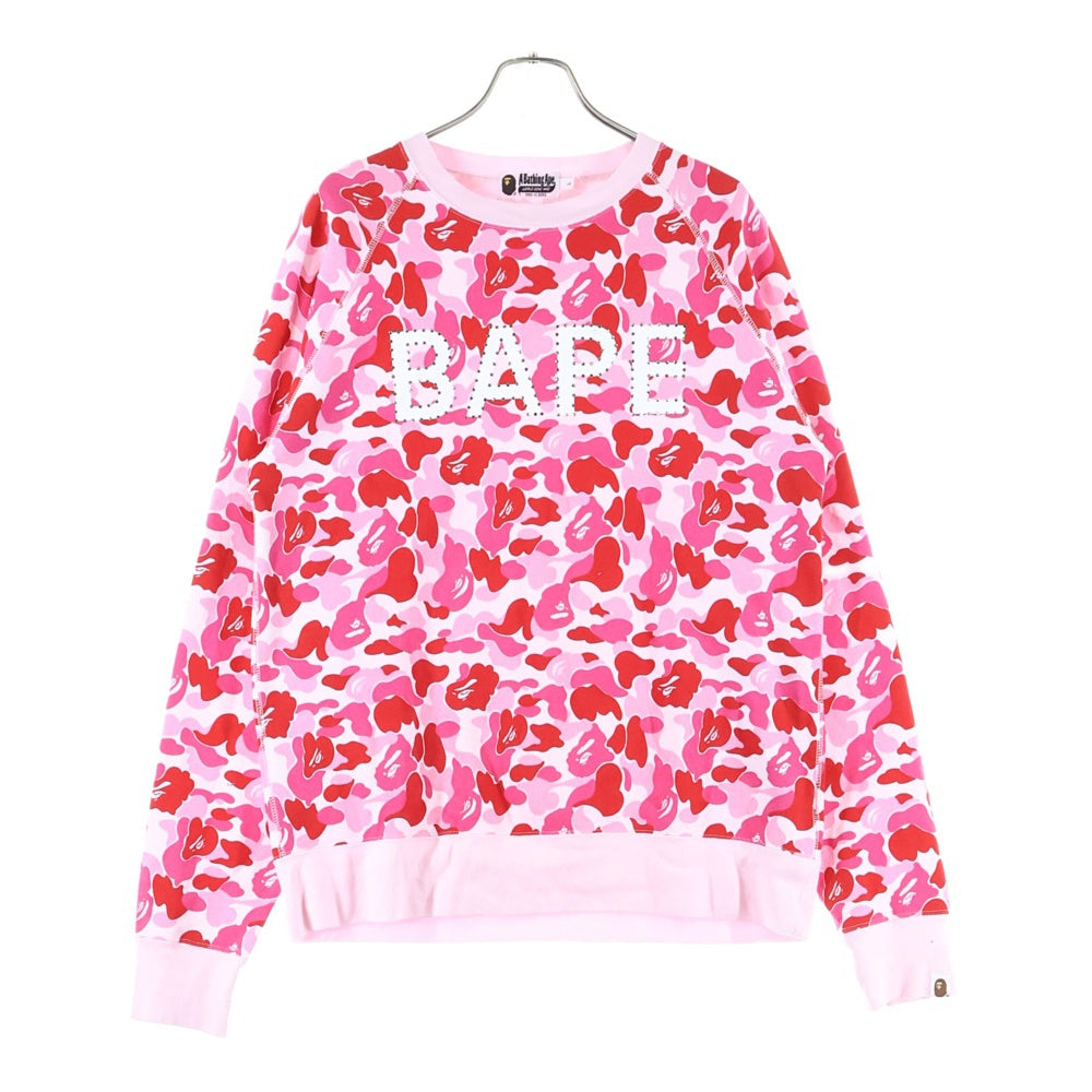 A BATHING APE ノースリーブパーカー ピンクカモ A BATHING APE - 日本製 A BATHING APE アベイシングエイプ