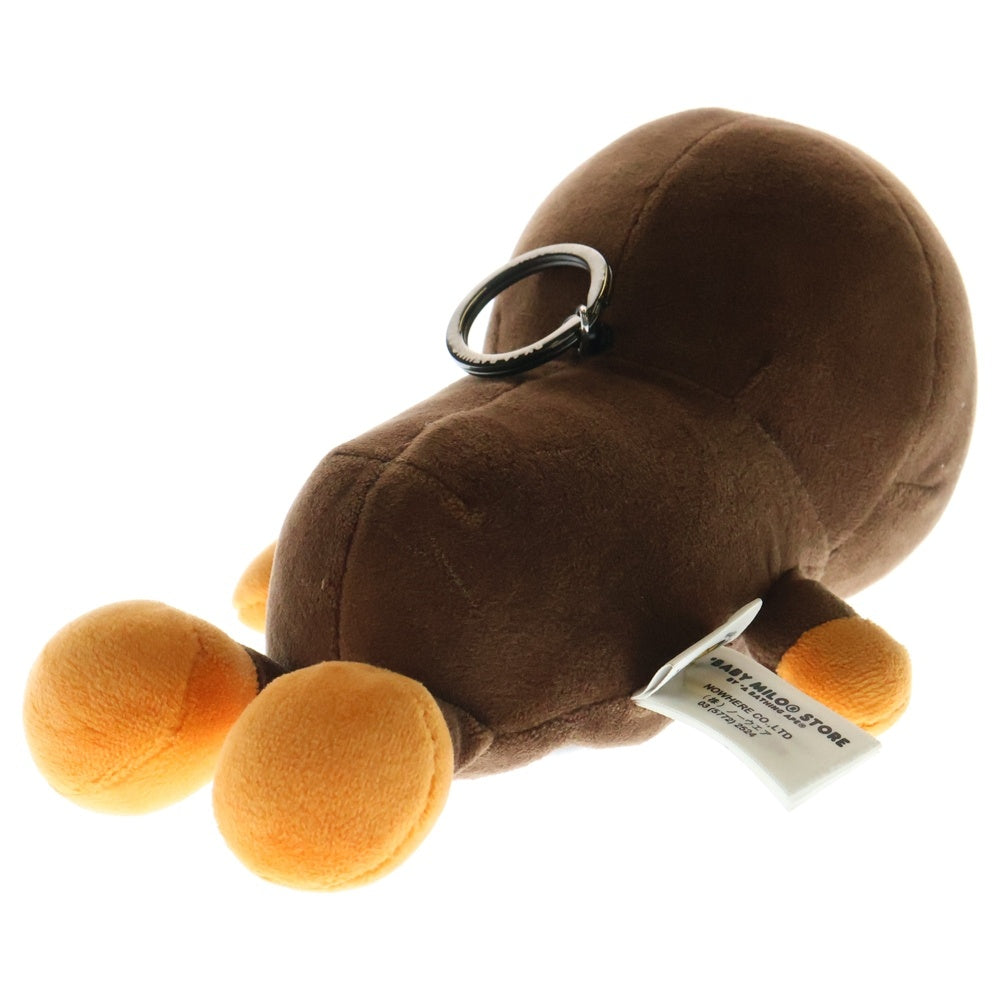 A BATHING APE(アベイシングエイプ) BABY MILO PLUSH DOLL ベイビーミロプラッシュドール カードケースキーチャーム ブラウン 0MXAC0482815B