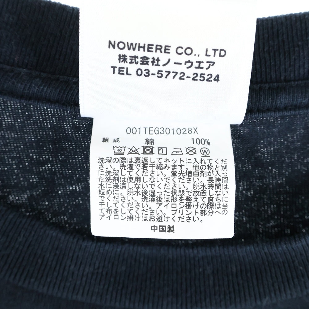 A BATHING APE(アベイシングエイプ) ABC CAMO SHARK TEE フロントプリントクルーネック半袖Tシャツカットソー ブラック 001TEG301028X