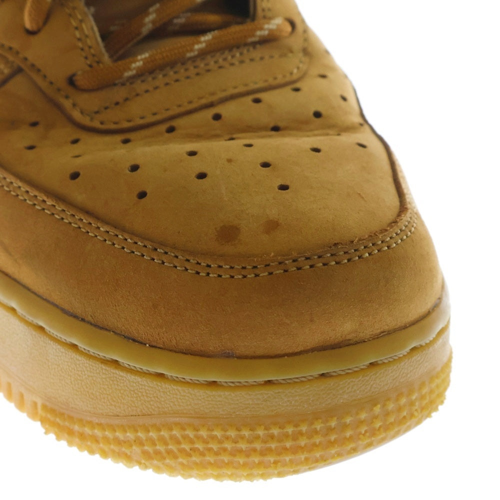 NIKE(ナイキ) Air Force 1 Mid Flax エアフォース1 フラックス ミッドカットスニーカー ブラウン US9/27cm DJ9158-200