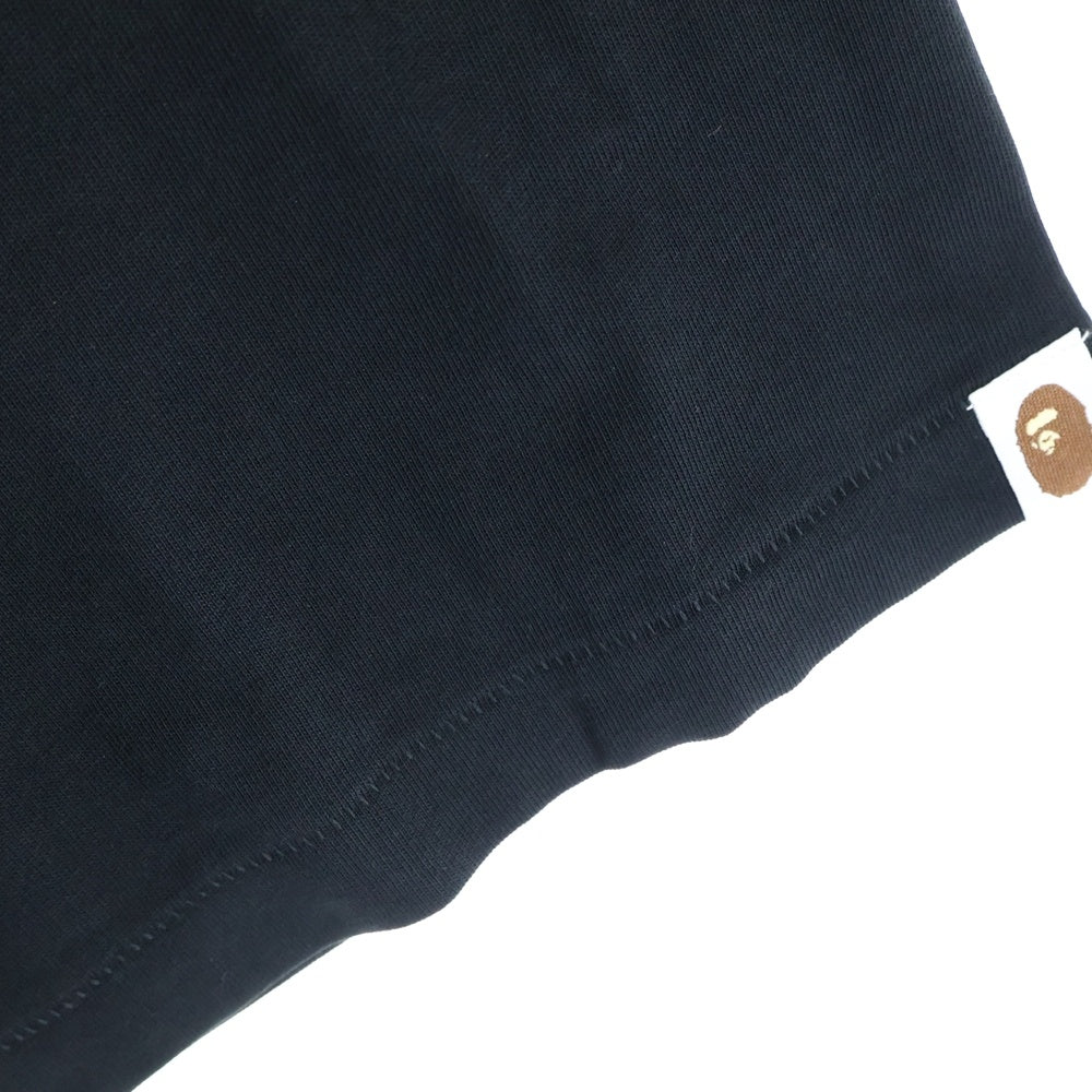 A BATHING APE(アベイシングエイプ) MAP CAMO BY BATHING APE RELAXED FIT TEE マップカモ リラックスフィット クルーネック半袖Tシャツカットソー ブラック 001TEL301342M