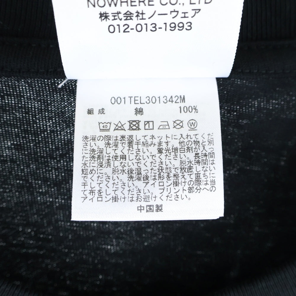 A BATHING APE(アベイシングエイプ) MAP CAMO BY BATHING APE RELAXED FIT TEE マップカモ リラックスフィット クルーネック半袖Tシャツカットソー ブラック 001TEL301342M