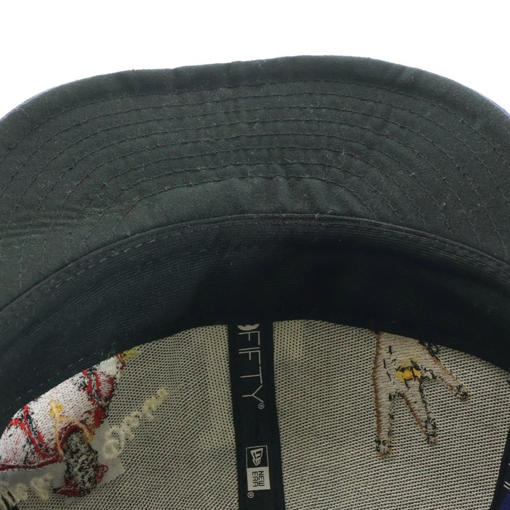 NEW ERA(ニューエラ) 2PAC LA刺繍入りベースボールキャップ ブルー