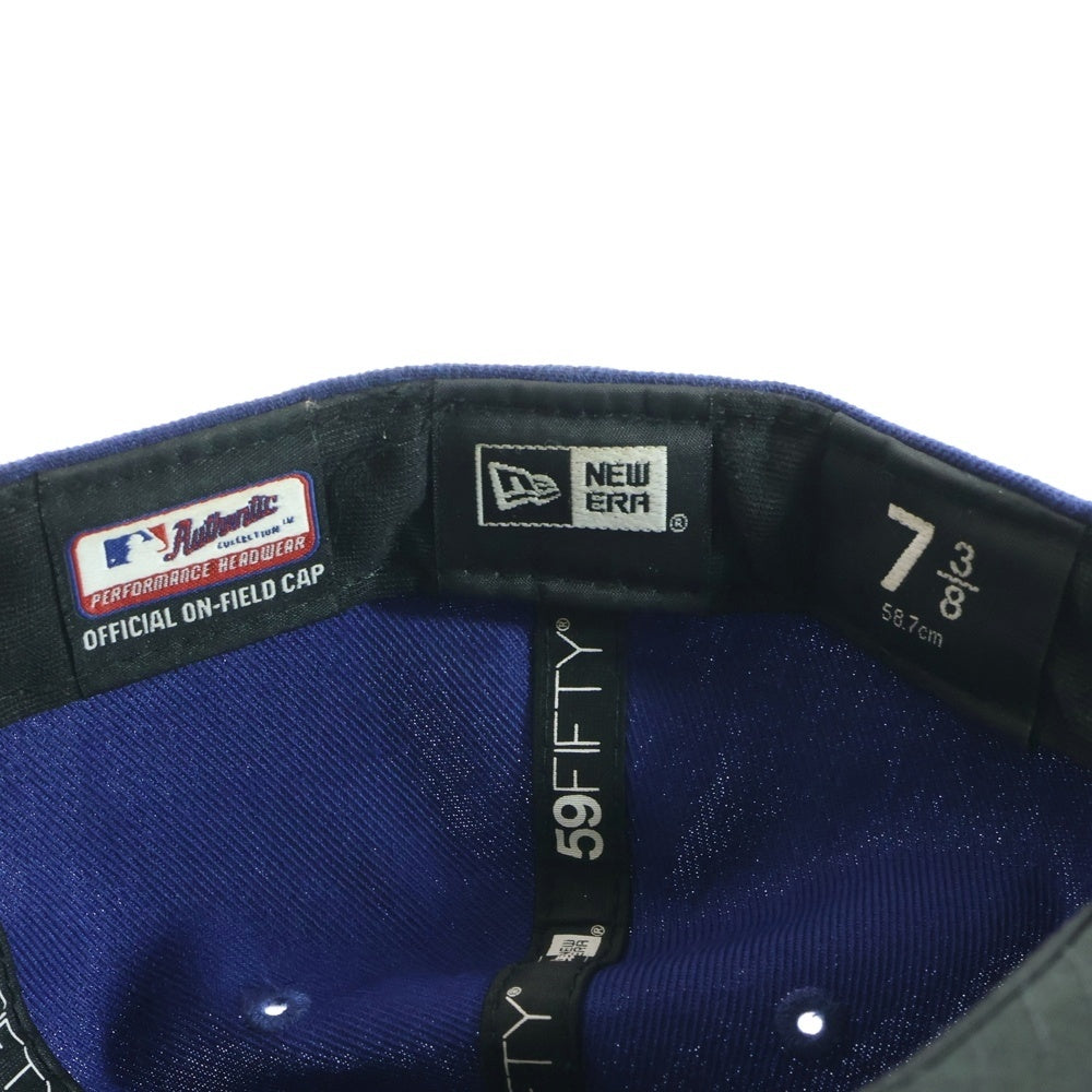 NEW ERA(ニューエラ) 2PAC LA刺繍入りベースボールキャップ ブルー