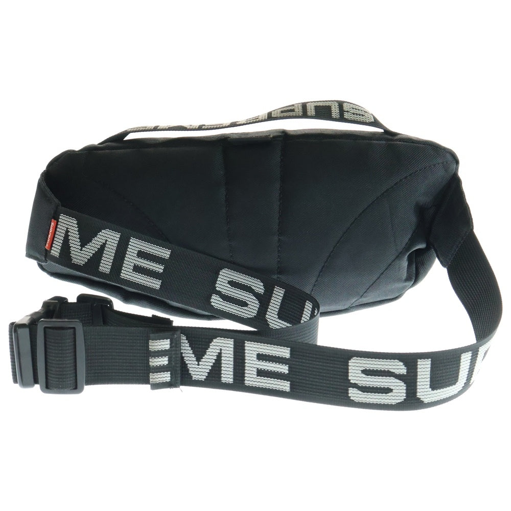 SUPREME(シュプリーム) 18SS Waist Bag ロゴ入りウェストバッグ ブラック