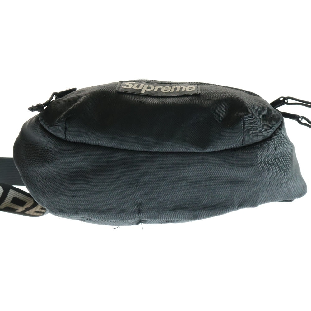 SUPREME(シュプリーム) 18SS Waist Bag ロゴ入りウェストバッグ ブラック