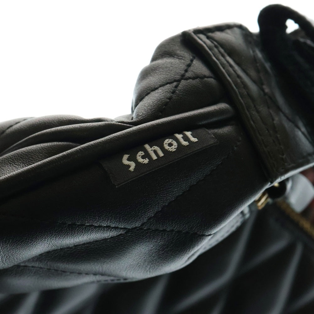 SCHOTT(ショット) PADDED BANANA BAG パテッドバナナバッグ レザーショルダーバッグ 3976005