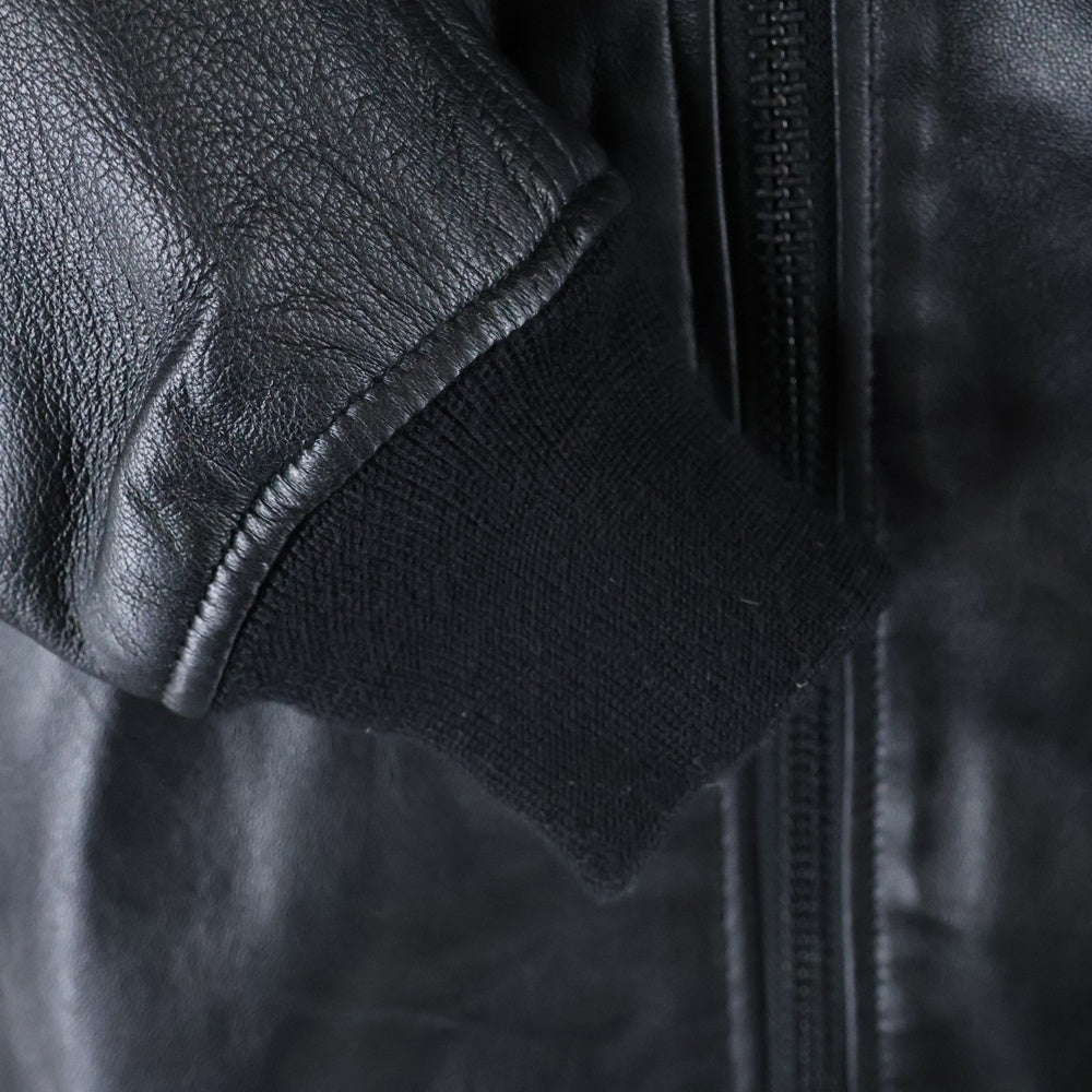 AVIREX(アヴィレックス) LEATHER TYPE MA-1 ラムレザーMA-1 フライトジャケット ブラック 783-2250021