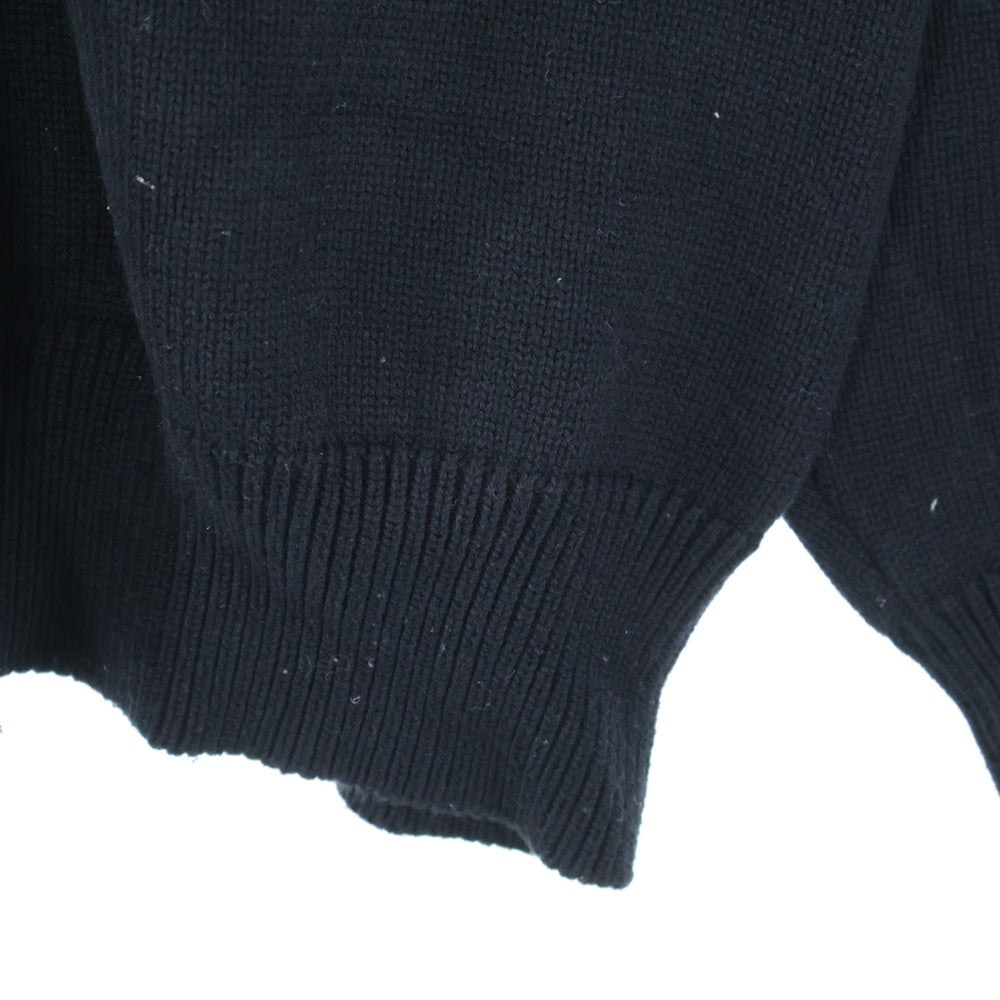 STUSSY(ステューシー) Laguna Icon Sweater ラグナアイコン クルーネック長袖ニットセーター ブラック 117223