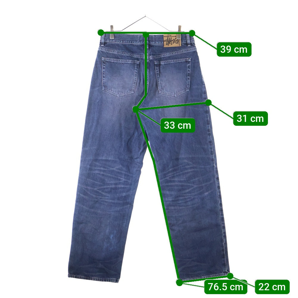 STUSSY(ステューシー) Big Ol Jean デニムパンツ ダークインディゴ 116698