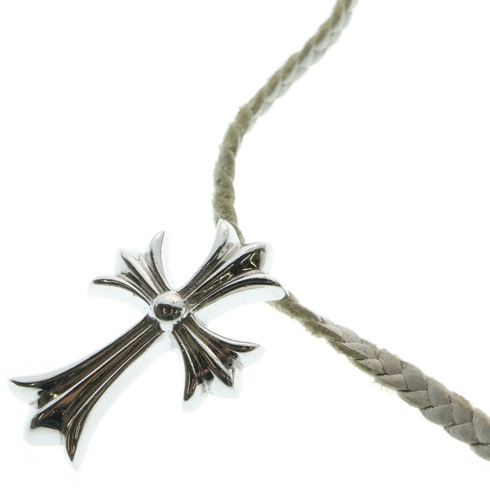 CHROME HEARTS(クロムハーツ) CH CRS SMLスモールCHクロス BC ボロチップブレイド ネックレス シルバー BCA220