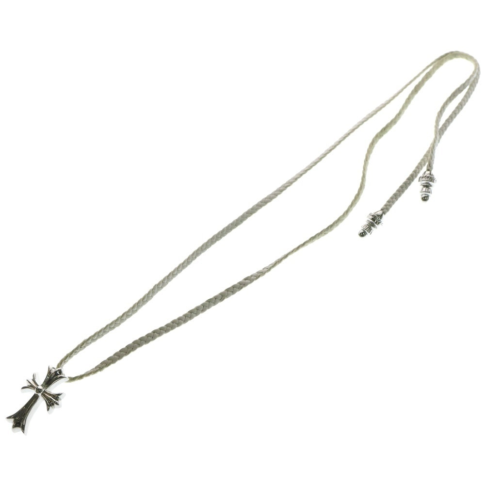 CHROME HEARTS(クロムハーツ) CH CRS SMLスモールCHクロス BC ボロチップブレイド ネックレス シルバー BCA220