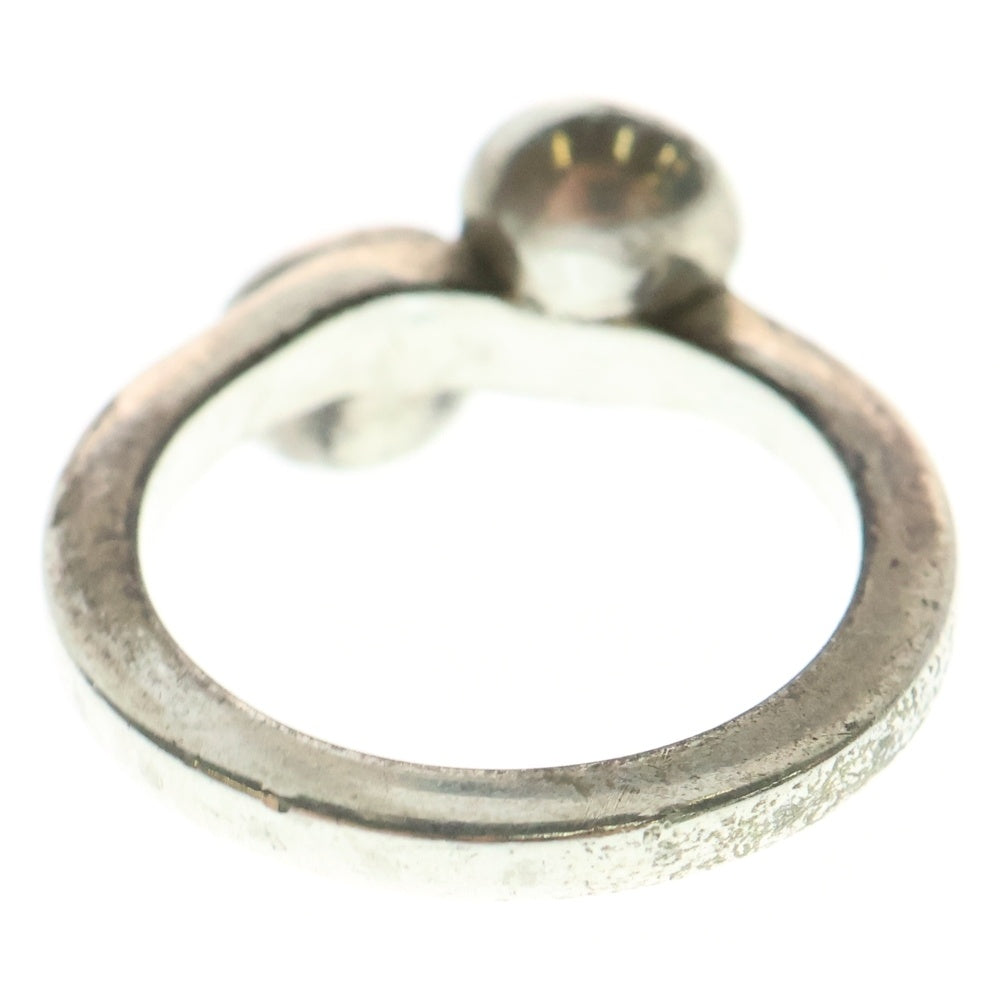 CHROME HEARTS(クロムハーツ) DBL NGTV CH PLS P/DIA ダブルネガティブ CHプラスリング PAVEダイヤ シルバー