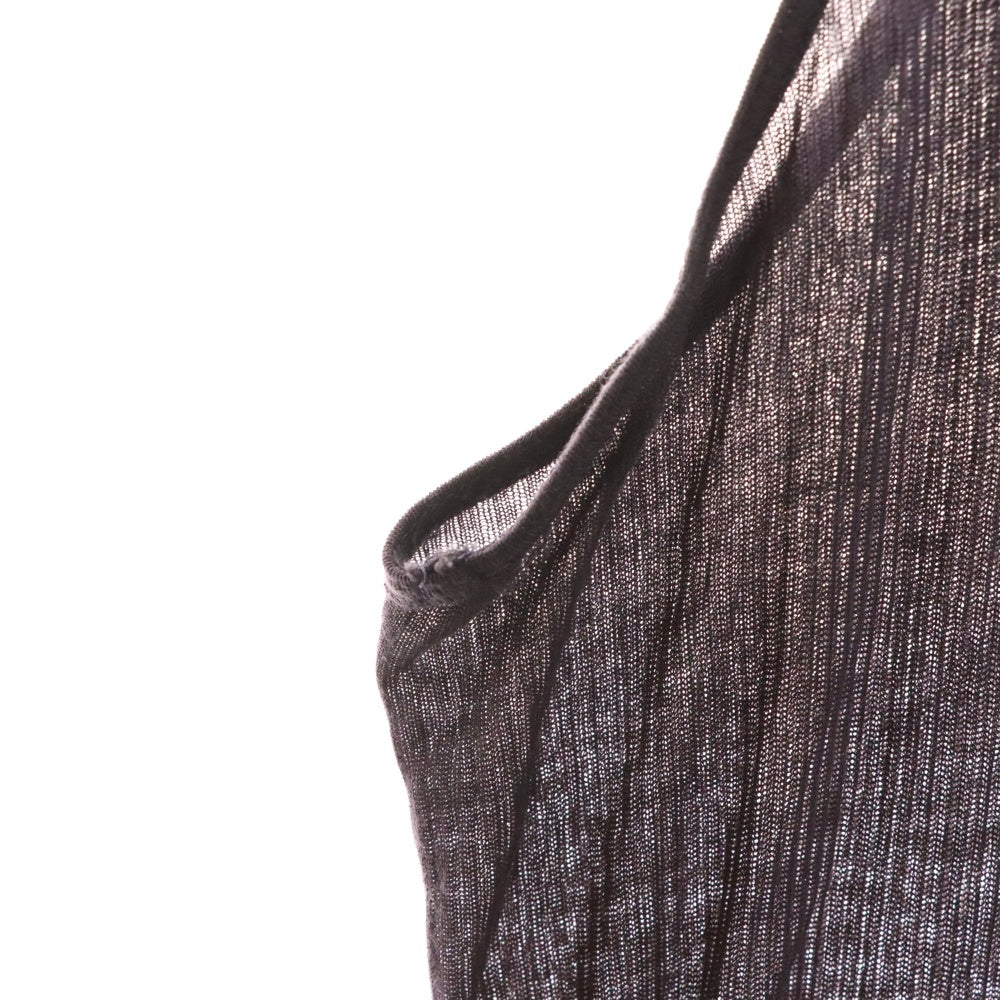Rick Owens(リックオウエンス) 21SS PLUM プラム ダメージ加工タンクトップ パープル RP21S3101-RC