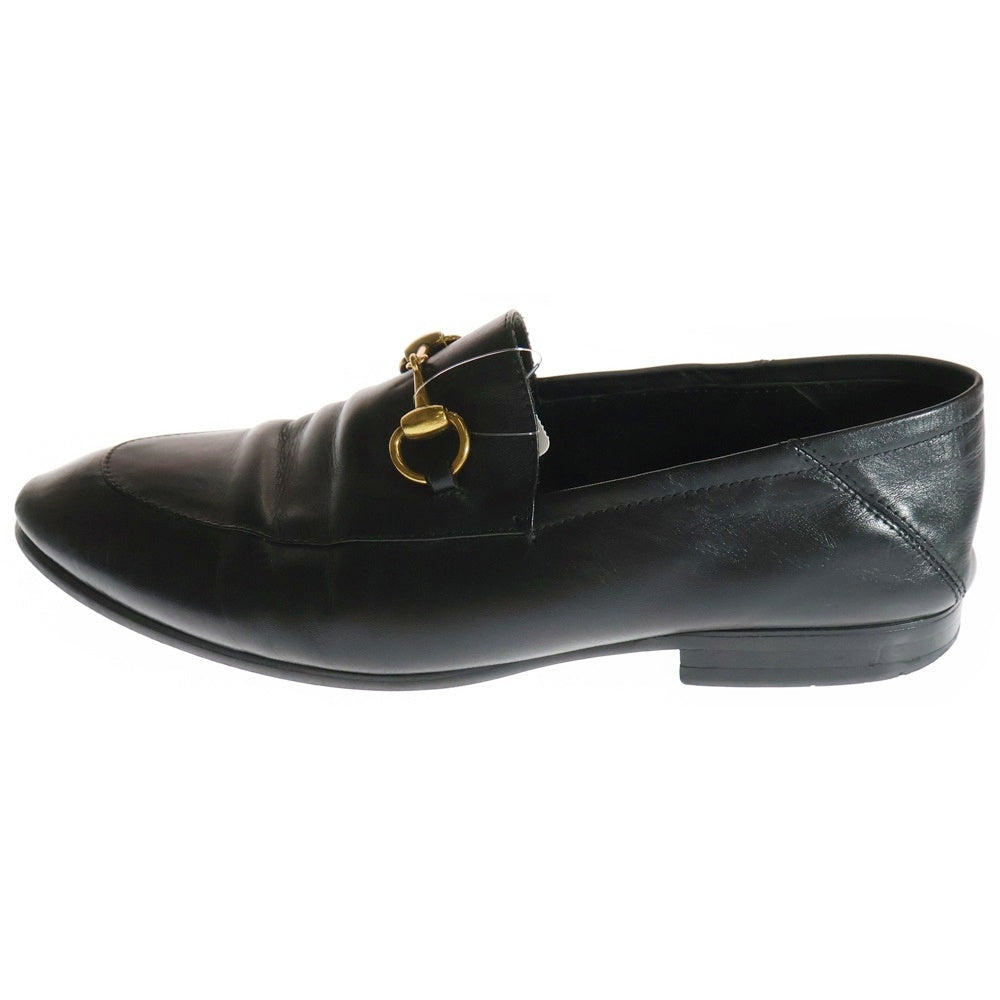 GUCCI(グッチ) ブリクストン ホースビットレザーローファー ブラック 407314
