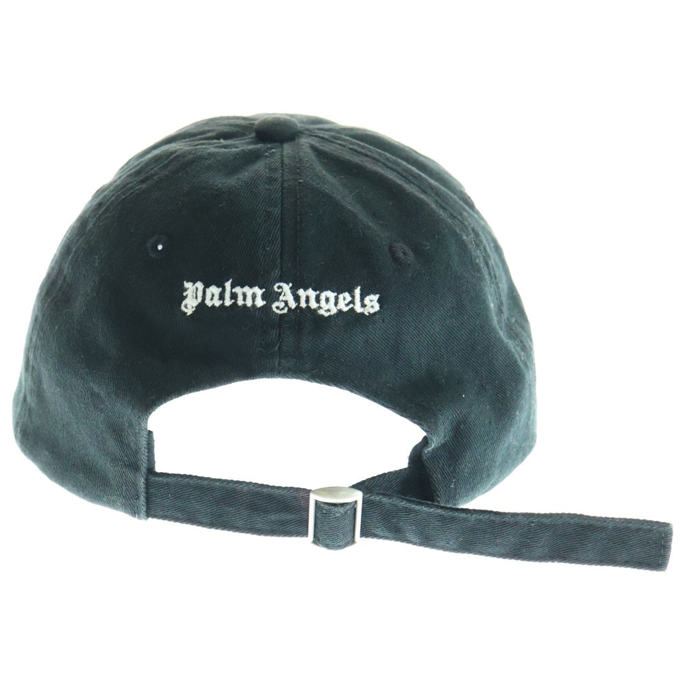 Palm Angels(パームエンジェルス) フロントロゴ刺繍キャップ ブラック PMLB003S19224013