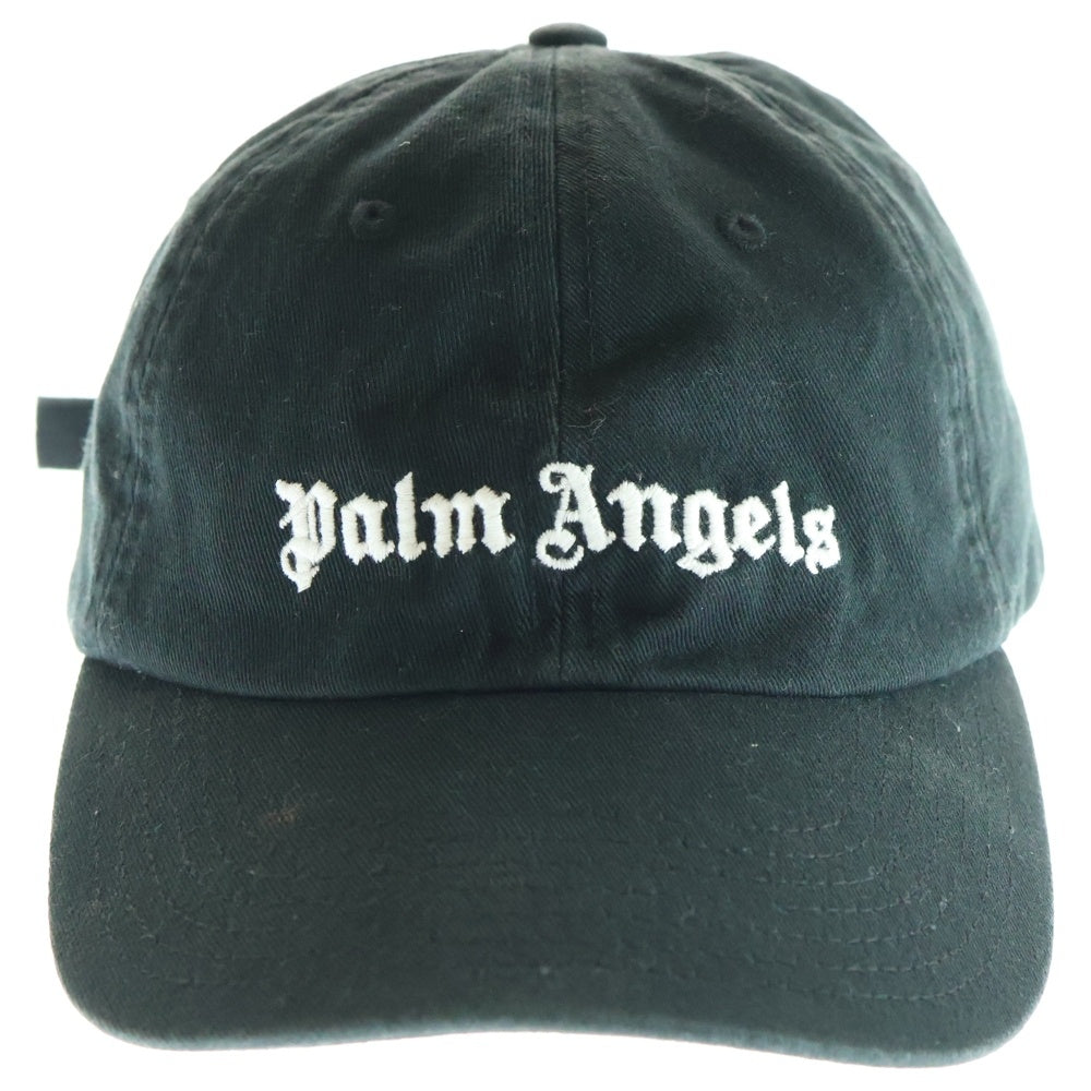 Palm Angels(パームエンジェルス) フロントロゴ刺繍キャップ ブラック PMLB003S19224013