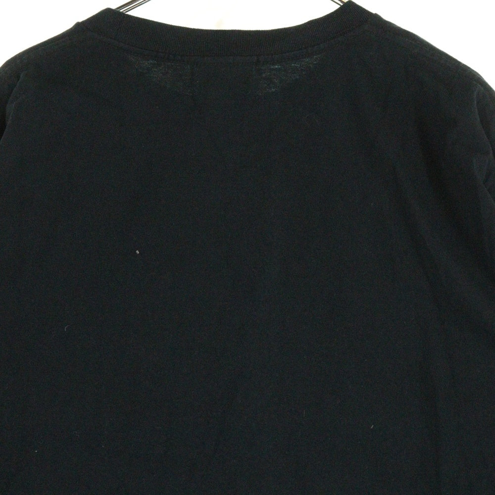 A BATHING APE(アベイシングエイプ) SHARK TEE シャークジップデザインプリントクルーネック半袖Tシャツカットソー ブラック/ピンク 001TEI301008M