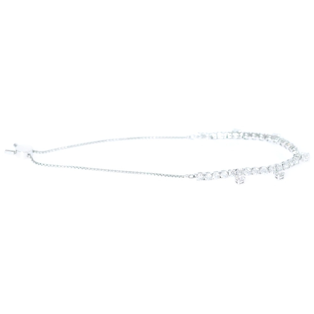 SWAROVSKI(スワロフスキー) SubtleDrops サブトルドロップス ストーン入りブレスレット シルバー