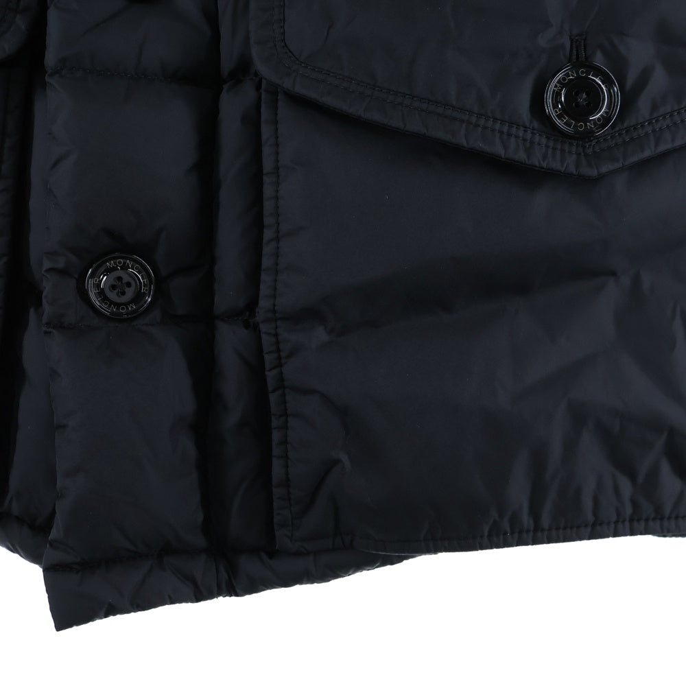 MONCLER(モンクレール) CLUNY GIBBOTTO ファーフード付き ダウンジャケット ブラック I20911B52502