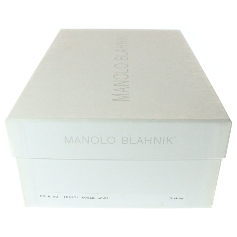MANOLO BLAHNIK(マノロブラニク) ROSE LACE ローズレース ヒールパンプス レディース ピンク BBLA 90 104172