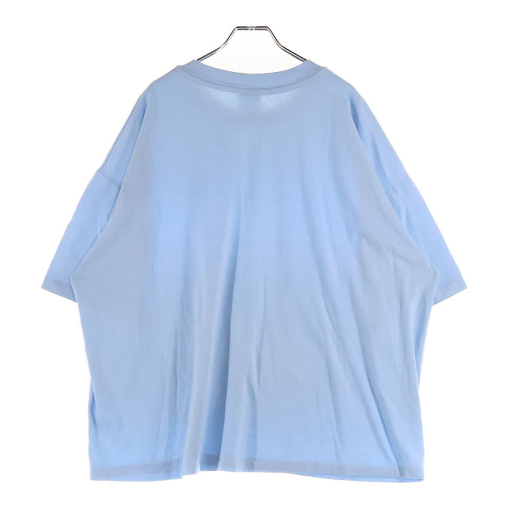 VINTAGE(ヴィンテージ) 90-00s Hanes 無地クルーネック半袖Tシャツカットソー ブルー