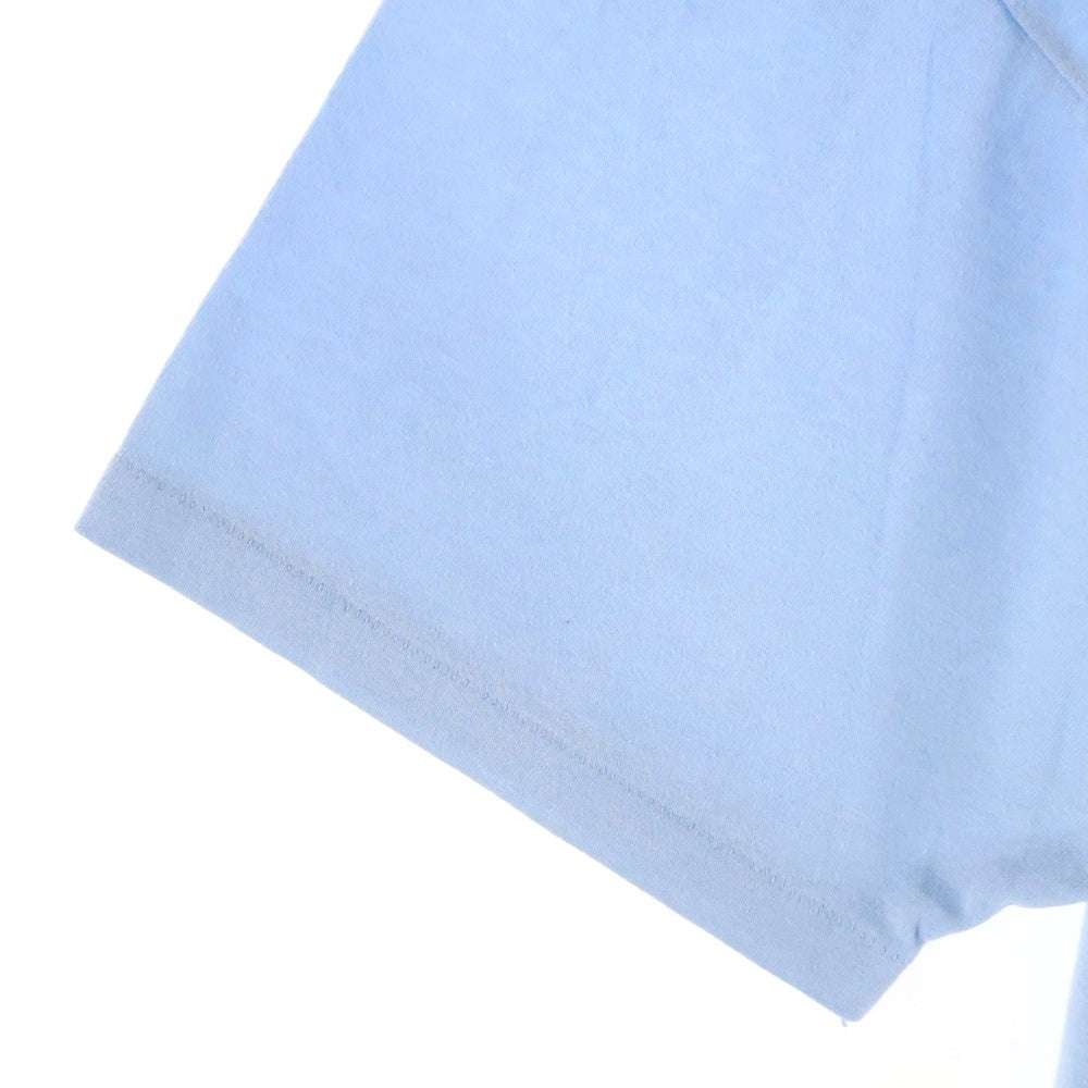 VINTAGE(ヴィンテージ) 90-00s Hanes 無地クルーネック半袖Tシャツカットソー ブルー