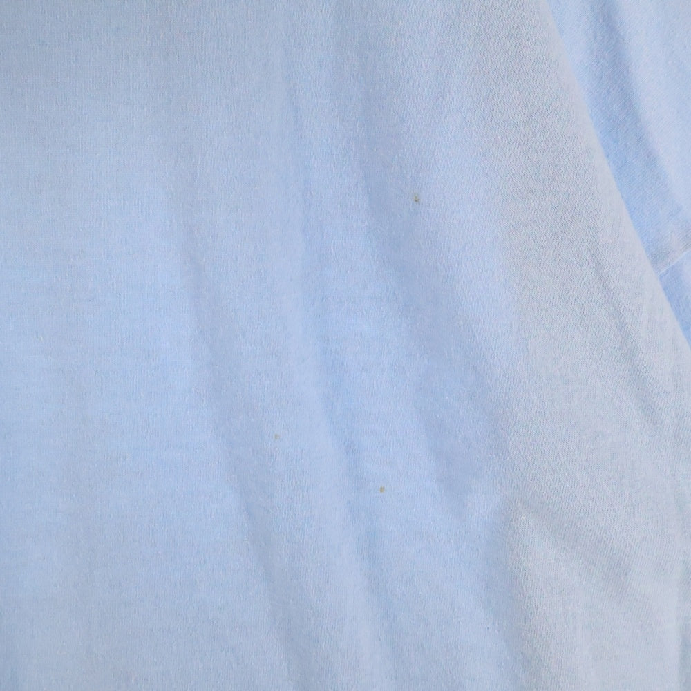 VINTAGE(ヴィンテージ) 90-00s Hanes 無地クルーネック半袖Tシャツカットソー ブルー