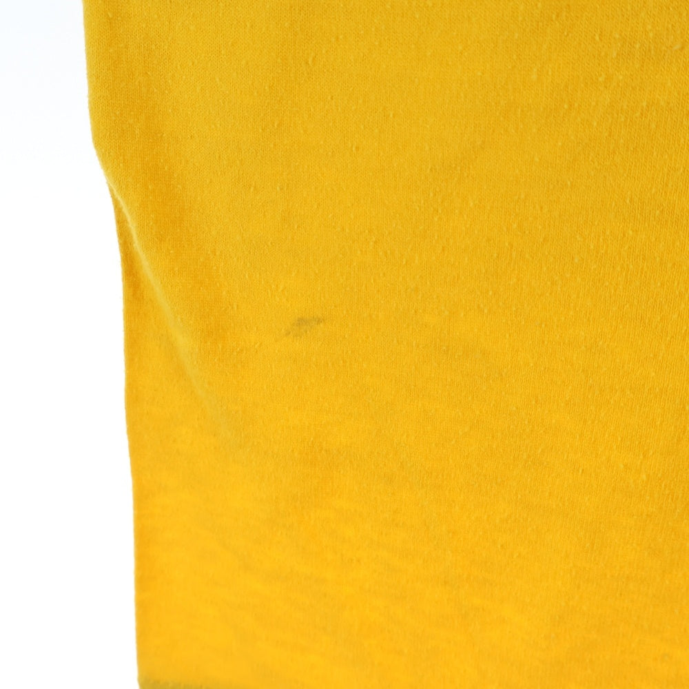 VINTAGE(ヴィンテージ) 80-90s JERZEES フロントプリントクルーネック半袖Tシャツカットソー イエロー