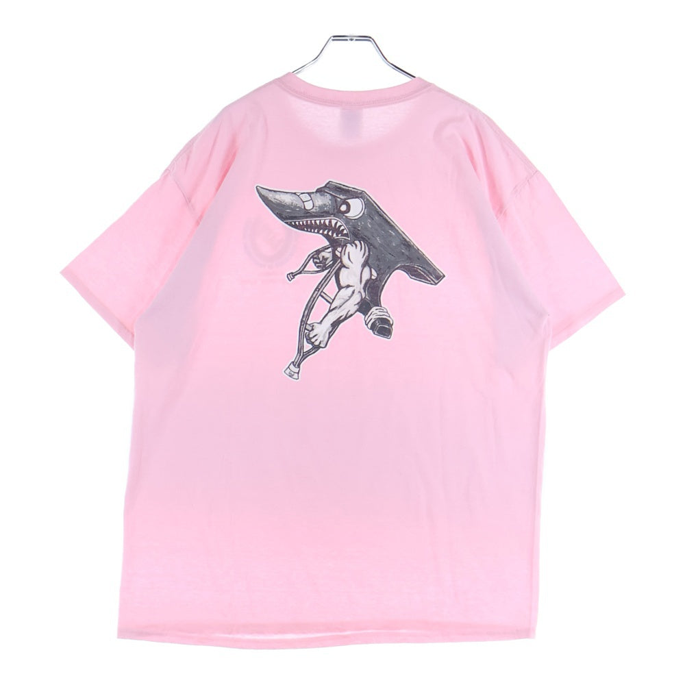 VINTAGE(ヴィンテージ) 00s JERZEES 両面プリントクルーネック半袖Tシャツカットソー ピンク