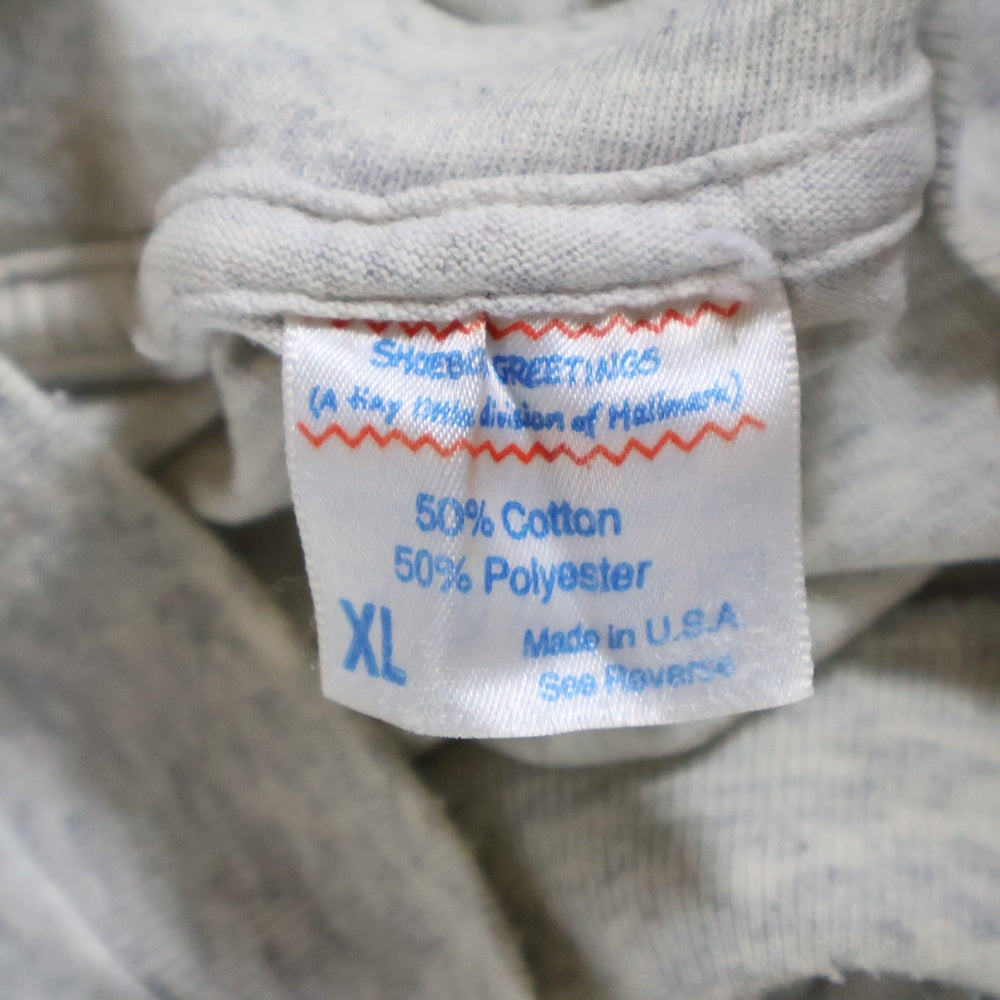 VINTAGE(ヴィンテージ) 90s BORN IN THE USA クルーネック半袖Tシャツカットソー グレー