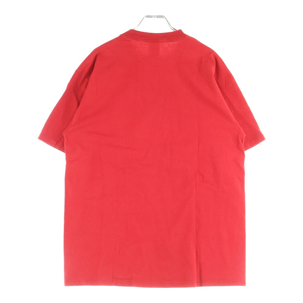 VINTAGE(ヴィンテージ) 90s JERZEES フロントプリントクルーネック半袖Tシャツカットソー レッド