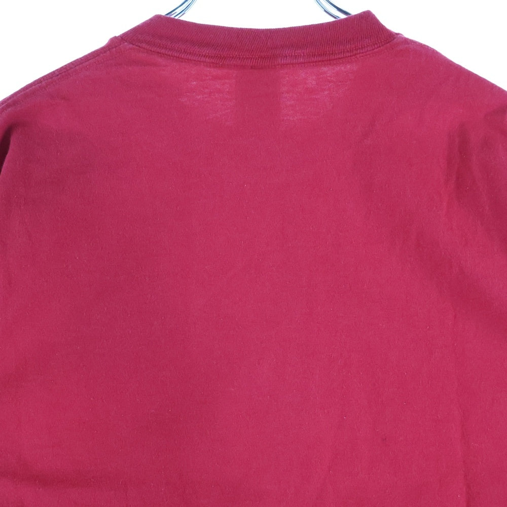 VINTAGE(ヴィンテージ) 90s JERZEES フロントプリントクルーネック半袖Tシャツカットソー レッド