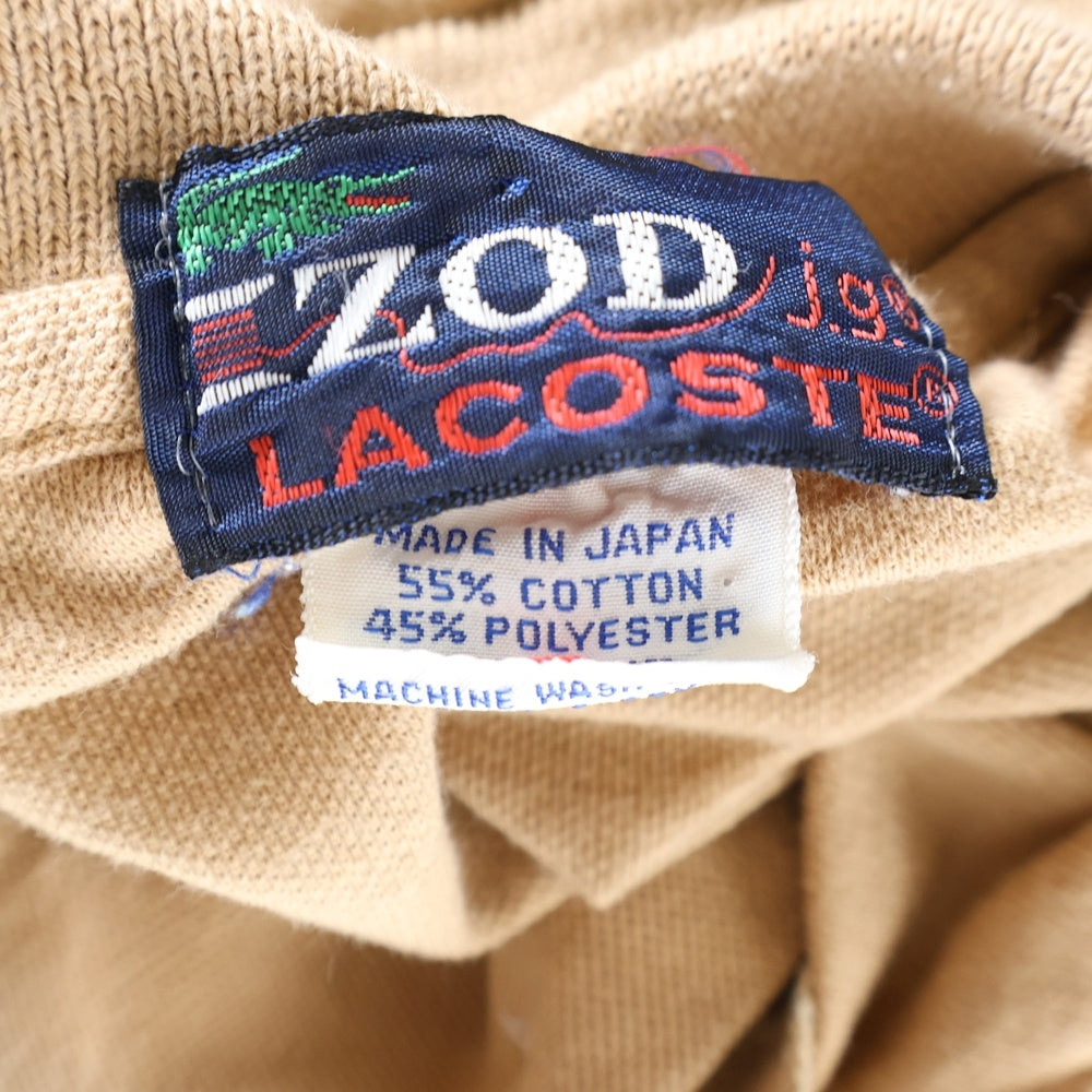 LACOSTE(ラコステ) VINTAGE 80s IZOD 半袖ポロシャツ レディース ブラウン