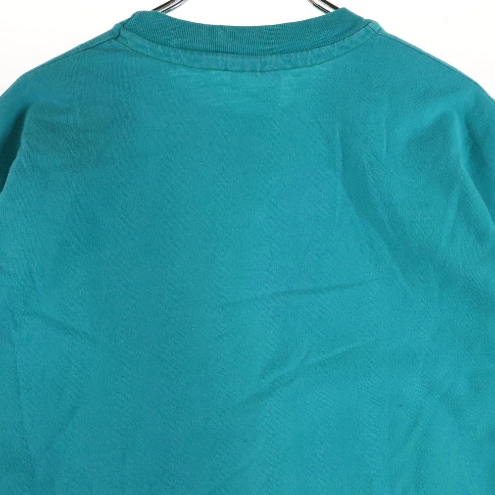 VINTAGE(ヴィンテージ) 80s Hanes 無地クルーネック半袖Tシャツカットソー ブルー