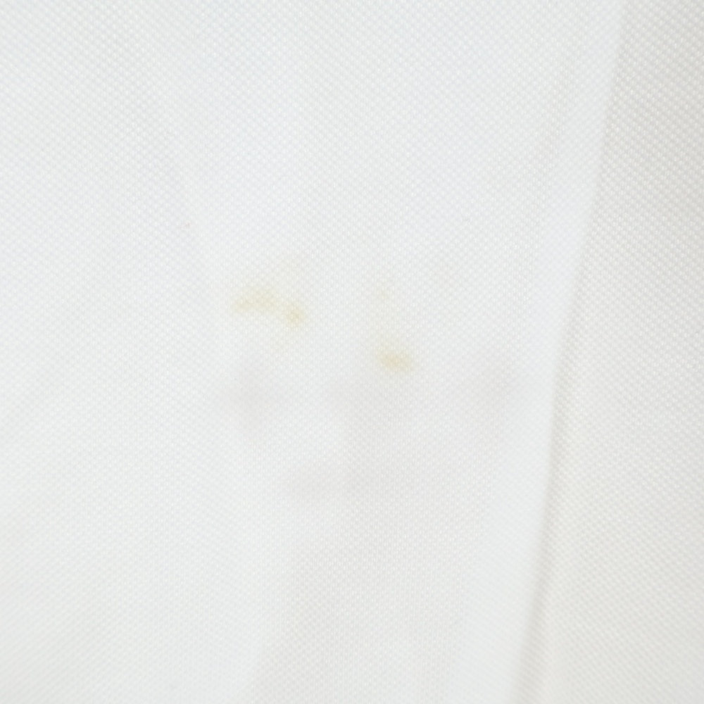 TATRAS(タトラス) GEO ジェオ 胸ロゴ刺繍 鹿の子 半袖ポロシャツ ホワイト MTAT25S8272-M