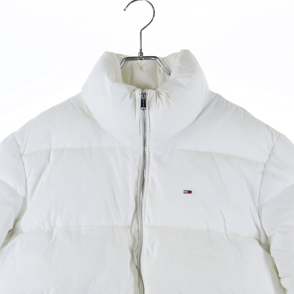 TOMMY JEANS(トミージーンズ) フロントロゴ刺繍 ダウンジャケット ホワイト DW0DW07110