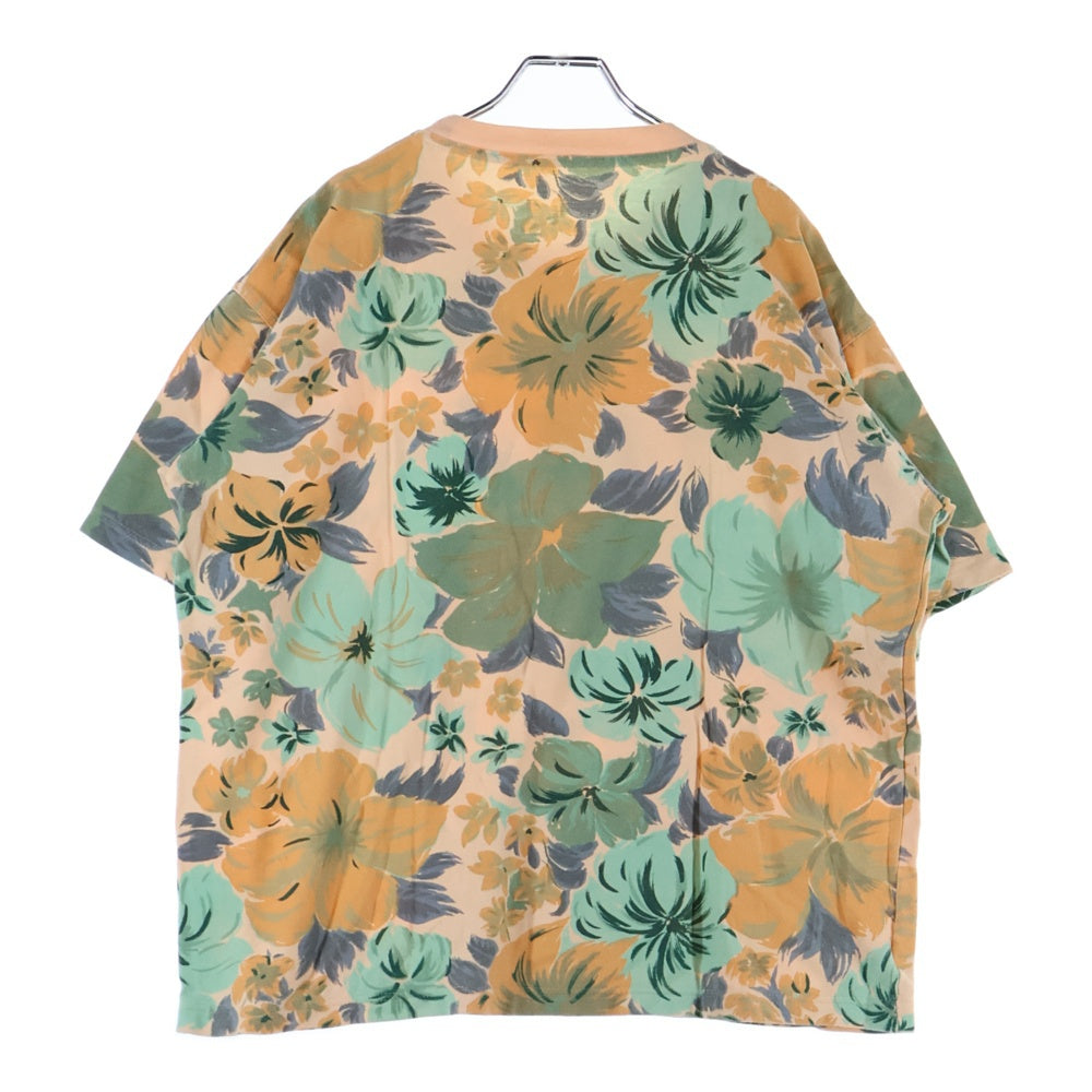 VINTAGE(ヴィンテージ) 00s クルーネック花柄半袖Tシャツカットソー マルチカラー