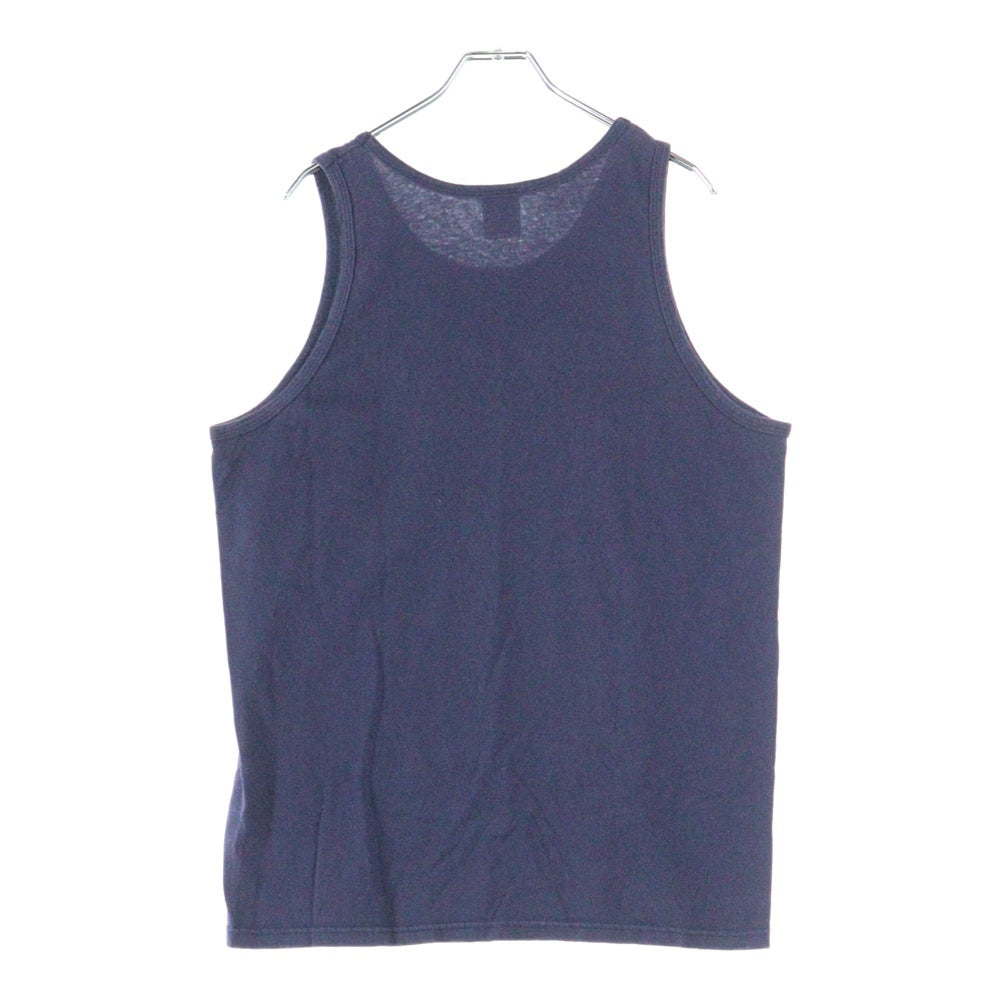 VINTAGE(ヴィンテージ) 00s ANVIL フロンプリントクルーネックタンクトップ ネイビー