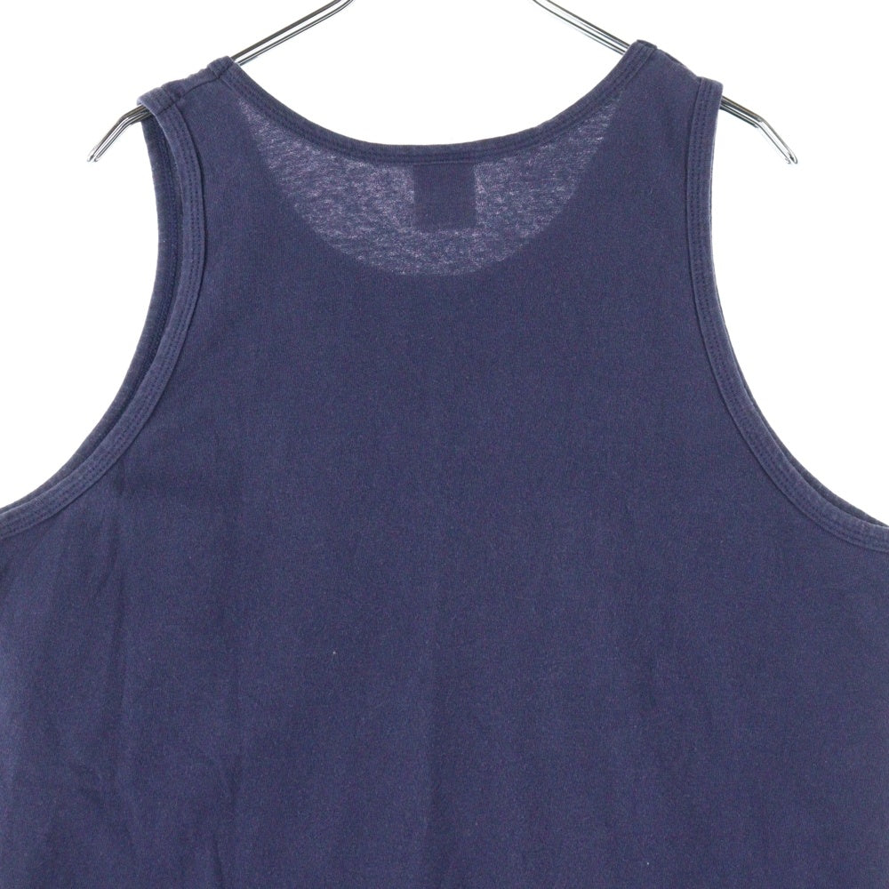 VINTAGE(ヴィンテージ) 00s ANVIL フロンプリントクルーネックタンクトップ ネイビー