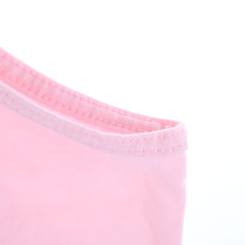 VINTAGE(ヴィンテージ) 90s Hanes 両面プリントクルーネックタンクトップ ピンク