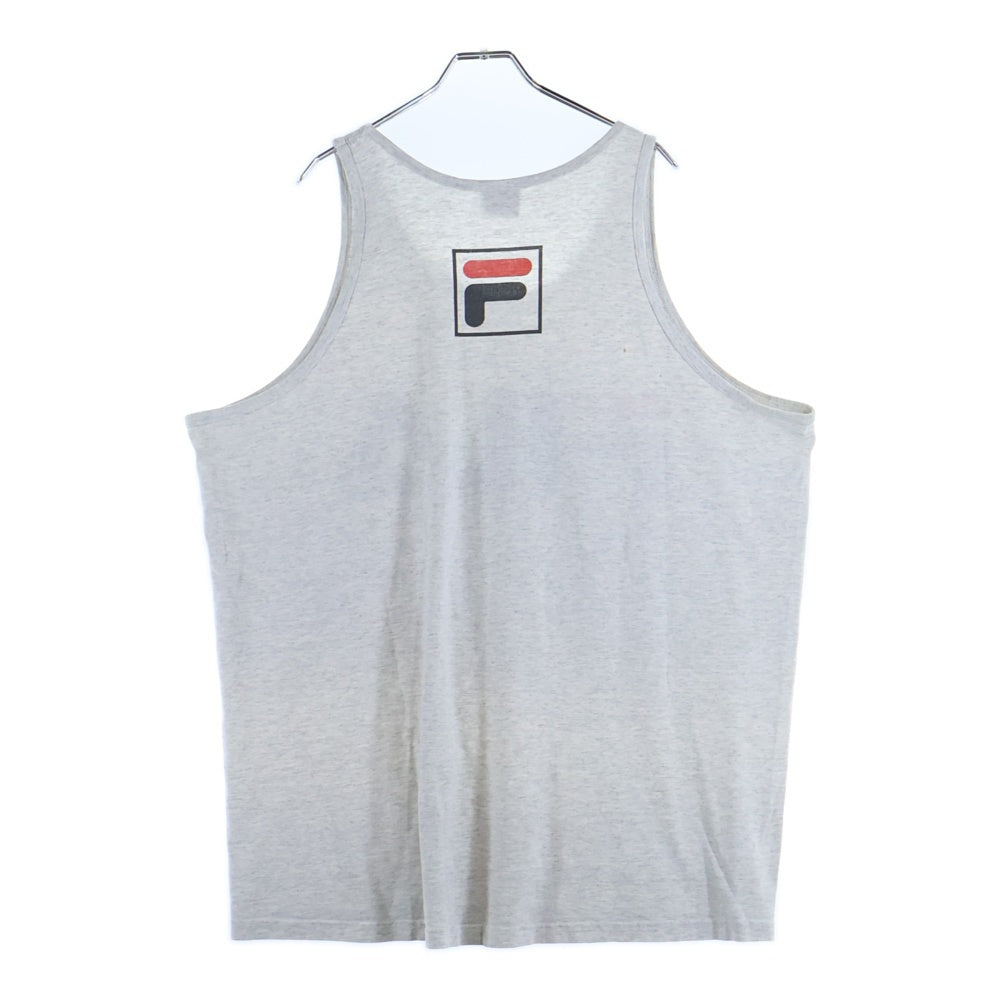 FILA(フィラ) VINTAGE 90s 両面プリントクルーネックタンクトップ グレー