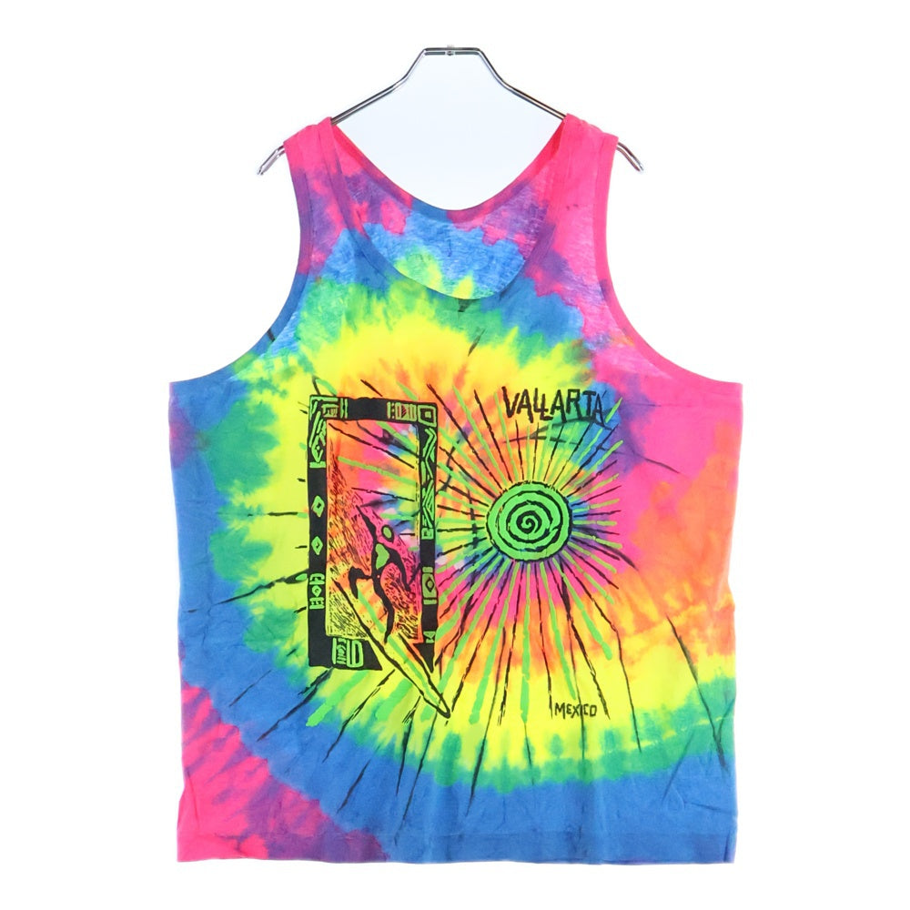 BAA TANKS タイダイ柄 タンクトップ X-LARGE VINTAGE(ヴィンテージ) 90s タイダイ総柄クルーネックタンクトップ
