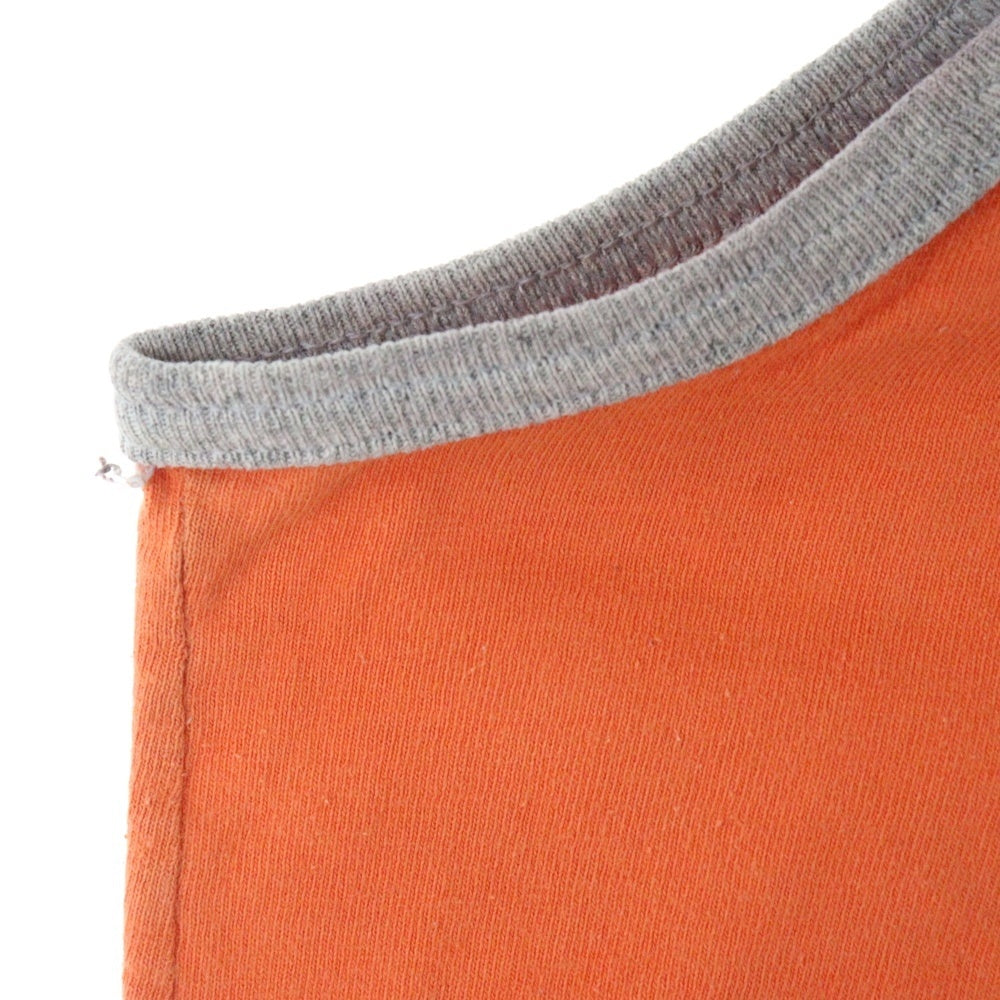 CHAMPION(チャンピオン) 00s Champion ロゴ刺繍クルーネックタンクトップ オレンジ