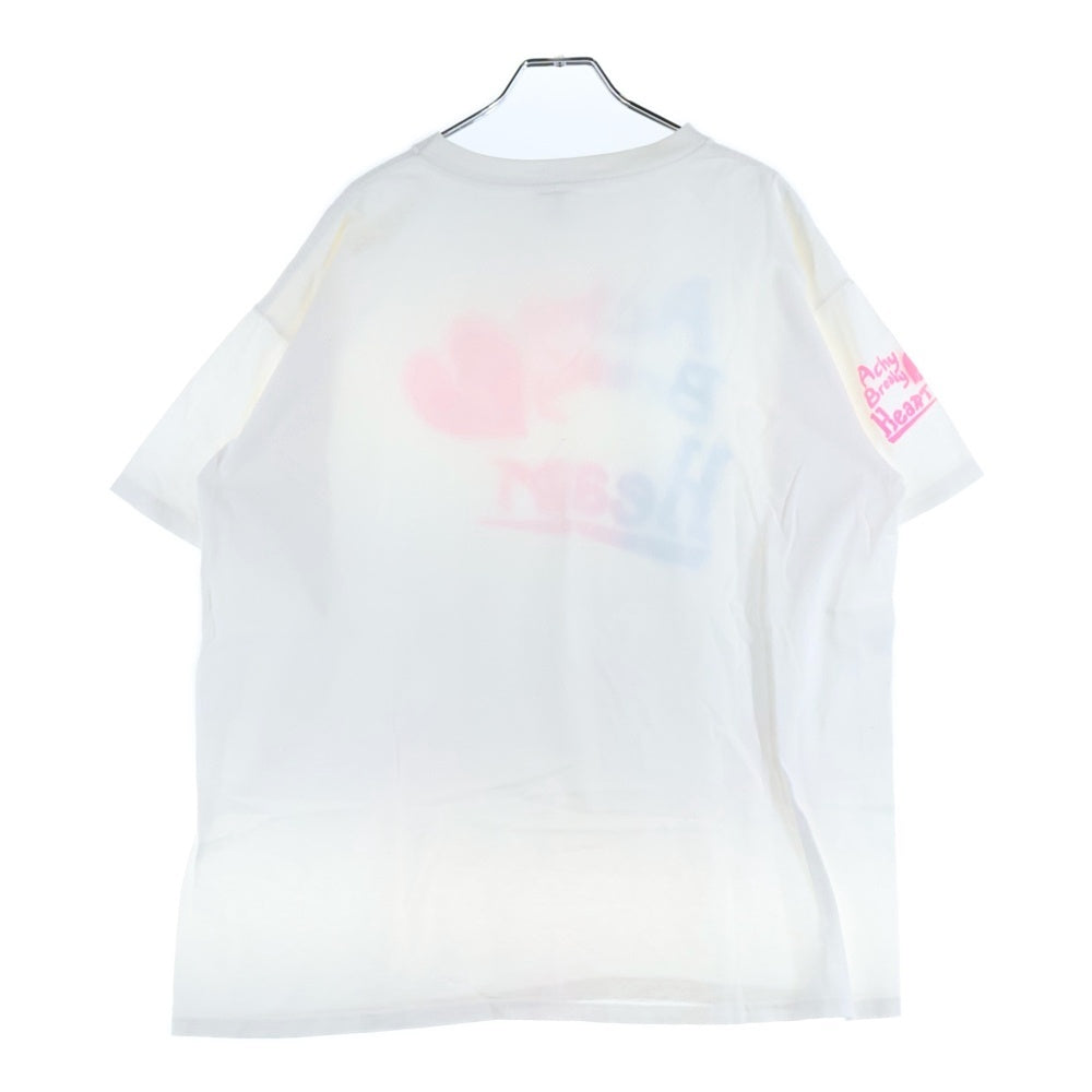 VINTAGE(ヴィンテージ) 90s MAGNUM フロントプリントクルーネック半袖Tシャツカットソー ホワイト