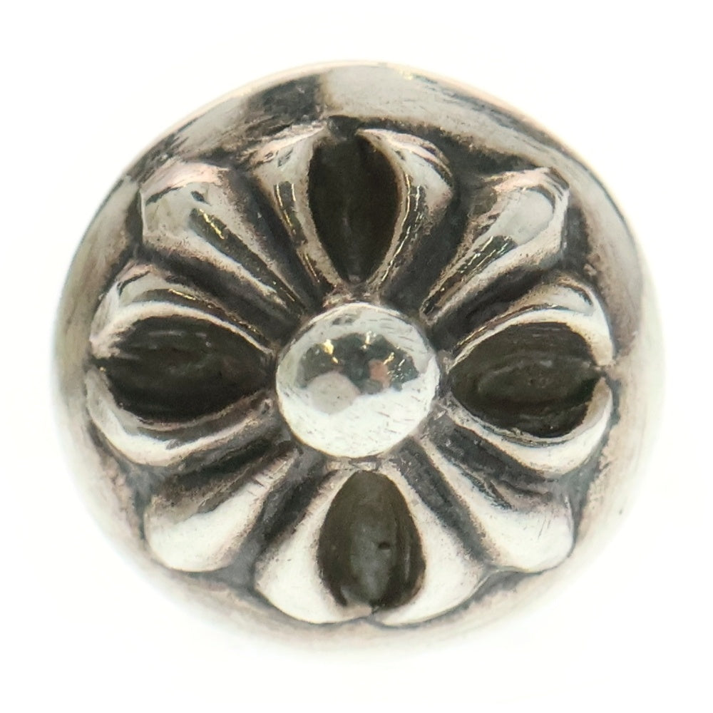 CHROME HEARTS(クロムハーツ) STUD CRSBLL クロスボールスタッドピアス シルバー BCA110