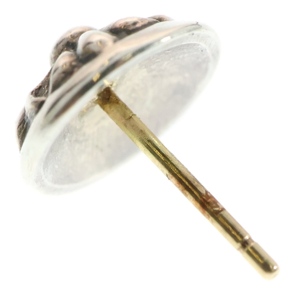CHROME HEARTS(クロムハーツ) STUD CRSBLL クロスボールスタッドピアス シルバー BCA110