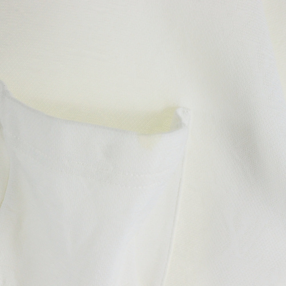 LOUIS VUITTON(ルイヴィトン) 24SS フロント3Dポケット モノグラム クルーネック半袖Tシャツカットソー ホワイト RM241Q TCL HIY49W