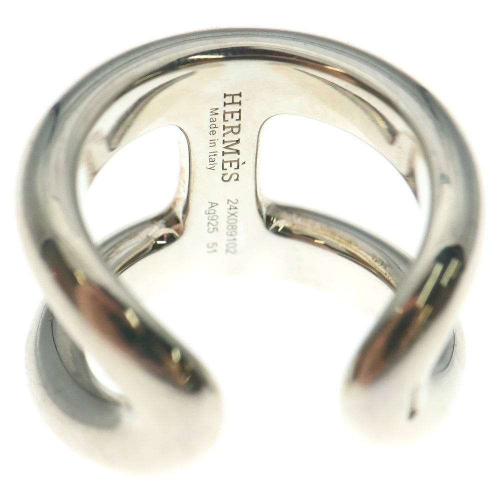 HERMES(エルメス) オスモズGM リング SV925 ♯51 シルバー 指輪 アクセサリー