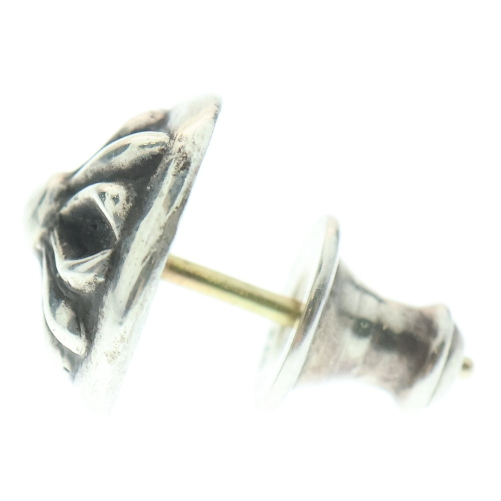 CHROME HEARTS(クロムハーツ) STUD CRSBLL クロスボールスタッドピアス シルバー BCA110